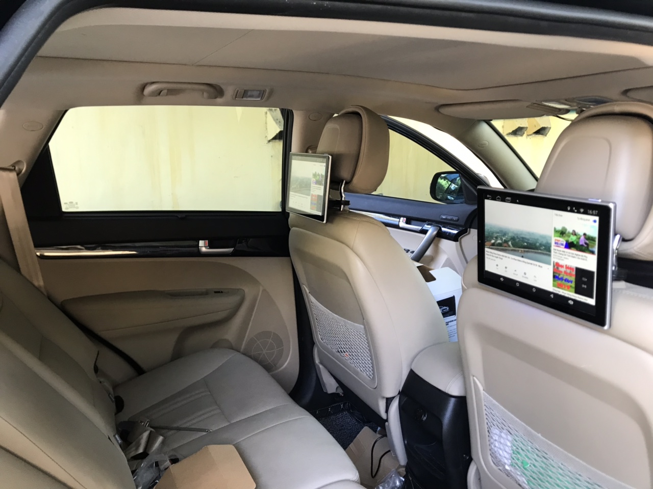 Màn hình gối đầu Android cho Kia Sorento